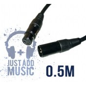 Cablu XLR Tata - XLR Mama - 0.5m